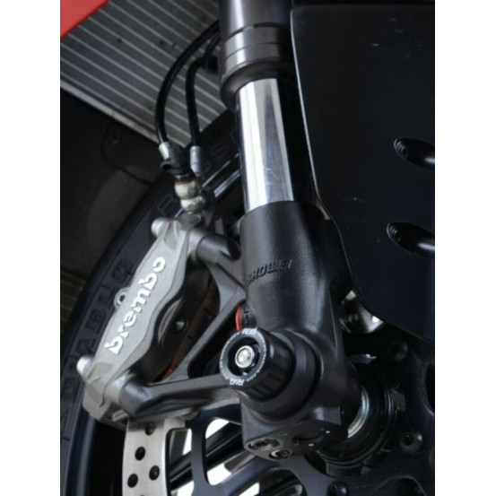 Protections de fourche R&G RACING noir - DUCATI 1299 Panigale