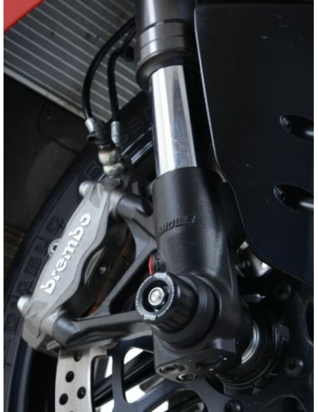 Protections de fourche R&G RACING noir - DUCATI 1299 Panigale