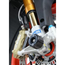 Protections de fourche R&G RACING noir - APRILIA Tuono V4