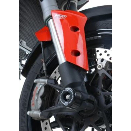 Protections de fourche R&G RACING noir - DUCATI Multistrada 1200