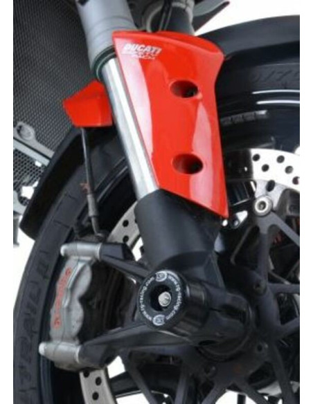 Protections de fourche R&G RACING noir - DUCATI Multistrada 1200