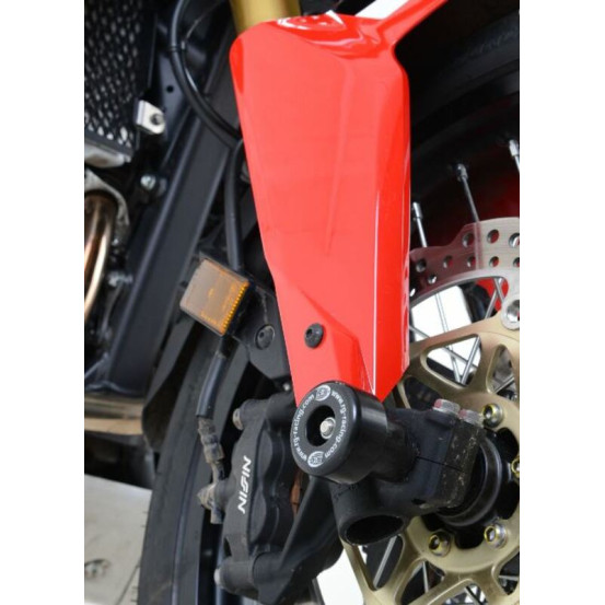 Protections de fourche R&G RACING noir - HONDA CRF1000L Africa Twin