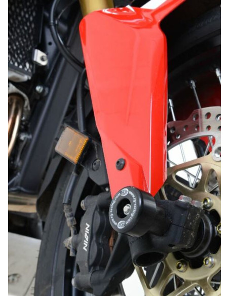 Protections de fourche R&G RACING noir - HONDA CRF1000L Africa Twin