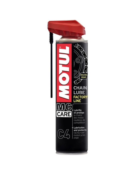 MOTUL Chain Lube C4 Factory Line compétition lubrifiant chaine 400ml