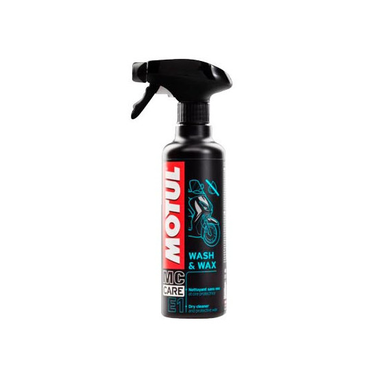 MOTUL E1 Wash and Wax nettoyant moto 400ml