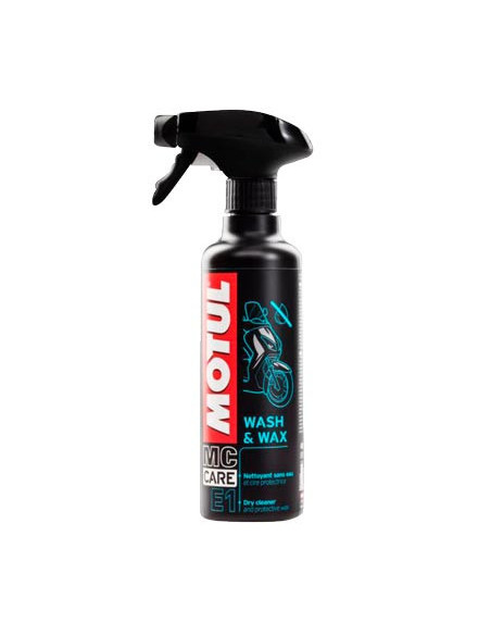 MOTUL E1 Wash and Wax nettoyant moto 400ml