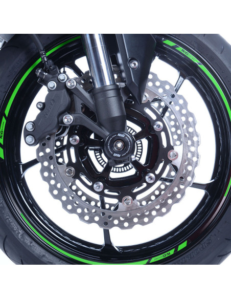 Protections de fourche R&G RACING noir - KAWASAKI Z900