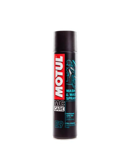 MOTUL Wash and Wax E9 spray nettoyant sans eau 400ml