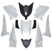Kit carénages maxiscooter Yamaha 530 TMax 2012-2014 Blanc brillant