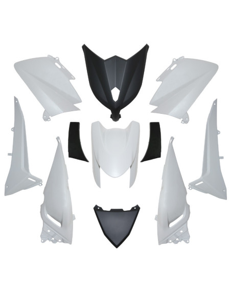 Kit carénages maxiscooter Yamaha 530 TMax 2012-2014 Blanc brillant