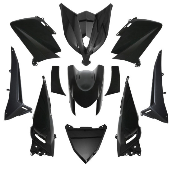 Kit carénages maxiscooter Yamaha 530 TMax 2012-2014 Noir brillant