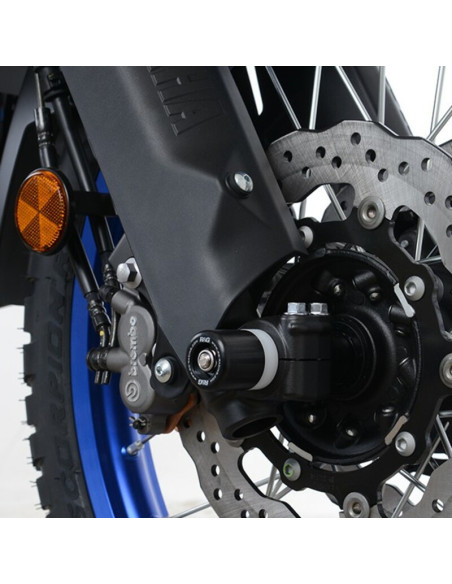 Protections de fourche R&G RACING noir - YAMAHA Tenere 700