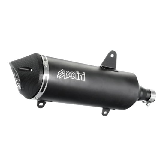 Silencieux aluminium Noir POLINI Peugeot 400 Metropolis 2013-2019