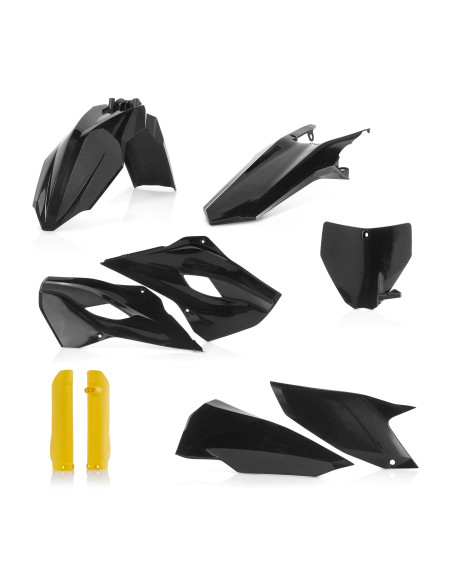 Kit plastiques complet - Noir - ACERBIS Husqvarna 250/350/450/501 FE 2016 125/250/300 TE 2016