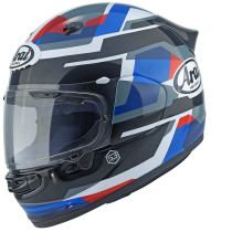 Casque intégral ARAI Quantic Abstract Bleu Blanc Noir
