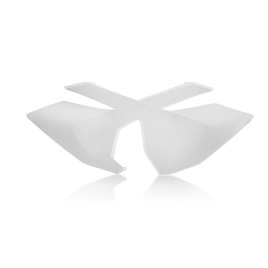 Plaques latérales - Blanc - ACERBIS Husqvarna 125/250 TC 250/350/450 FC 250/300 TE 250/350/450/501 FE