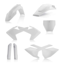 Kit plastiques complet - Blanc - ACERBIS Husqvarna 250/350/450 FC 2016-2018 125 TC 2016-2018 250 TC 2017-2018 300 TC 2016-2018