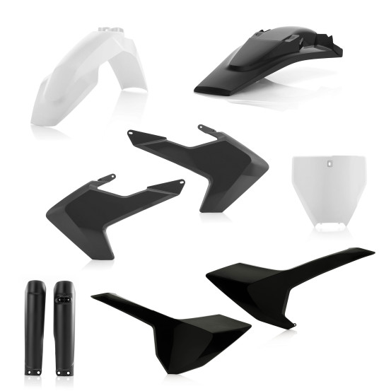 Kit plastiques complet - Noir - ACERBIS husqvarna 125/300 TC 2016-2018 250 TC 2017-2018 250/350/450 FC 2016-2018