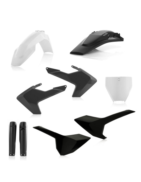 Kit plastiques complet - Noir - ACERBIS husqvarna 125/300 TC 2016-2018 250 TC 2017-2018 250/350/450 FC 2016-2018
