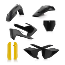 Kit plastiques complet - Noir - ACERBIS Husqvarna 250/350/450 FC 2016-2018 125 TC 2016-2018 250 TC 2017-2018 300 TC 2016-2018