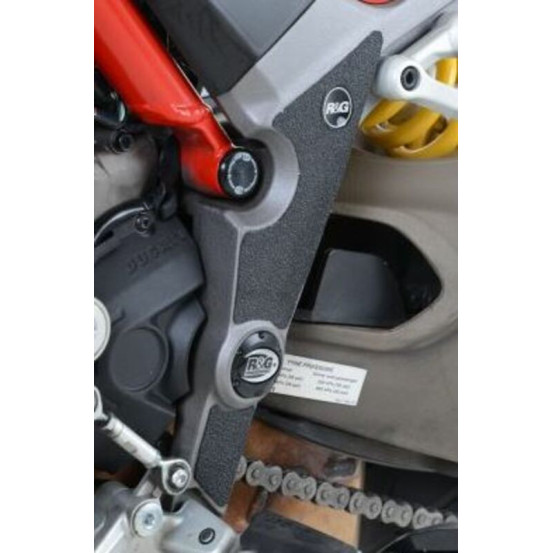 Adhésif anti-frottement R&G RACING cadre noir 3 pièces - DUCATI Multistrada 1200-1200 S