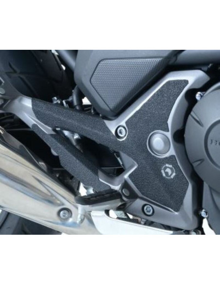Adhésif anti-frottement R&G RACING platines repose-pieds noir 4 pièces - HONDA NC700S-700X-750S-750X