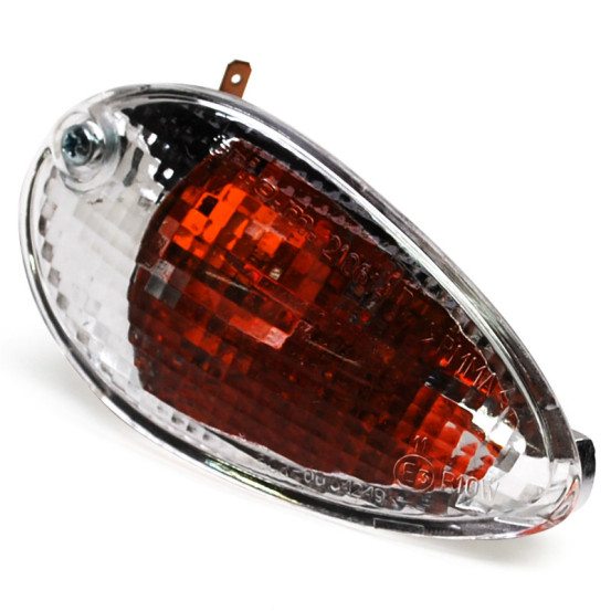 Clignotant Piaggio 125 Liberty après 2000 Transparent Avant Droit