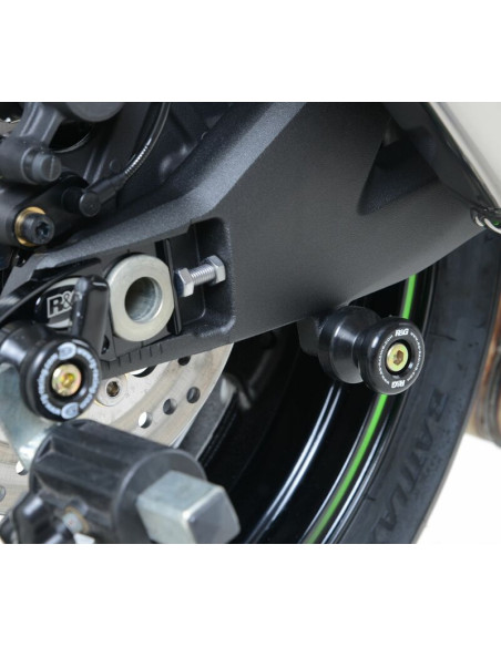 Pions de bras oscillant - diabolos R&G RACING noir - KAWASAKI ZX-10R