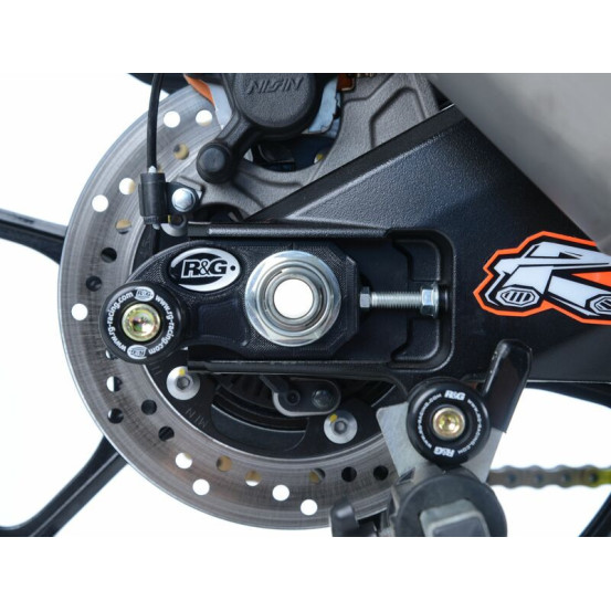 Pions de bras oscillant - diabolos avec platine R&G RACING noir - SUZUKI GSX-R1000