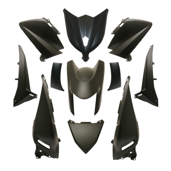 Kit carénages maxiscooter Yamaha 530 TMax 2012-2014 Noir mat