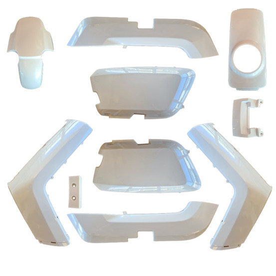 Kit carénages scooter Niu N1 Blanc brillant
