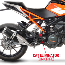 Suppresseur de catalyseur LEOVINCE KTM DUKE- RC 125 - 390 2017 - 2020