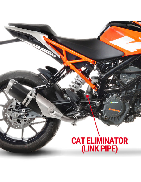 Suppresseur de catalyseur LEOVINCE KTM DUKE- RC 125 - 390 2017 - 2020