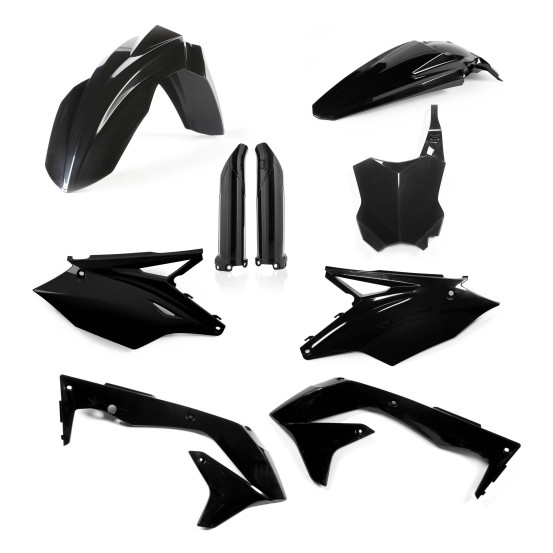 Kit plastiques complet - Noir - ACERBIS Kawasaki 450 KXF 2016-2017