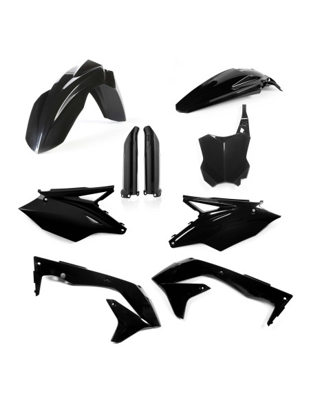 Kit plastiques complet - Noir - ACERBIS Kawasaki 450 KXF 2016-2017