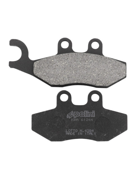 Plaquettes de frein POLINI Organique Peugeot 250 Geopolis Satelis Piaggio 125/250 Beverly X-Evo Sym 125 Symphony