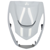 Carénage tablier avant supérieur scooter origine Peugeot Kisbee 2T / 4T Iced Grey 2018-2020