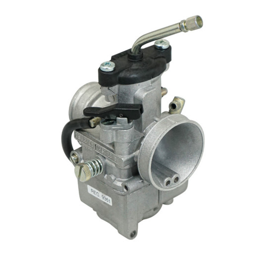 Carburateur DELL'ORTO VHST 28 BS (Boisseau plat - Montage souple - sans graissage - starter à levier)