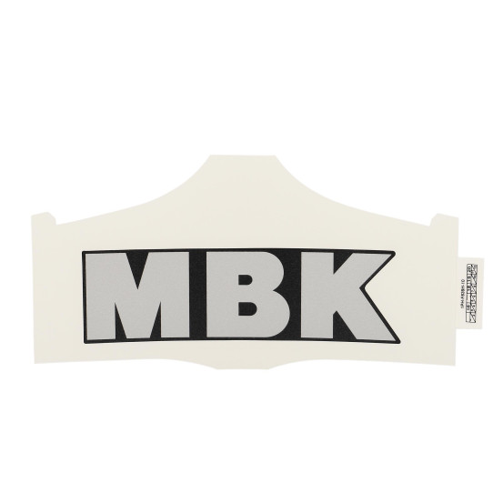 Autocollant origine MBK 180x55mm Argent