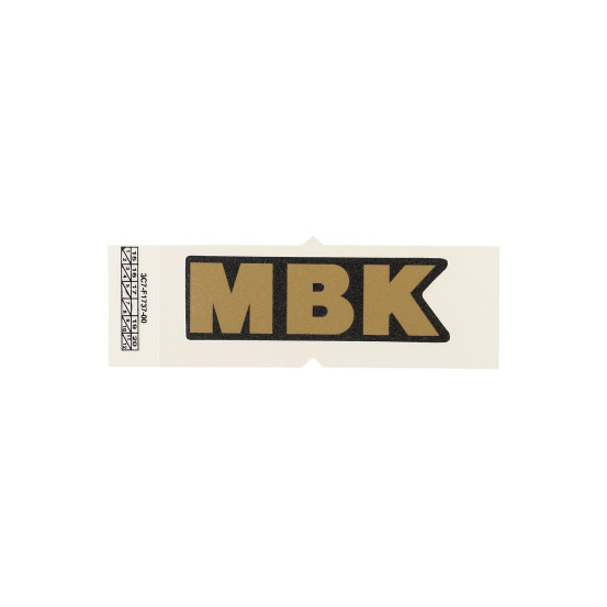 Autocollant origine MBK 72x23mm Bronze