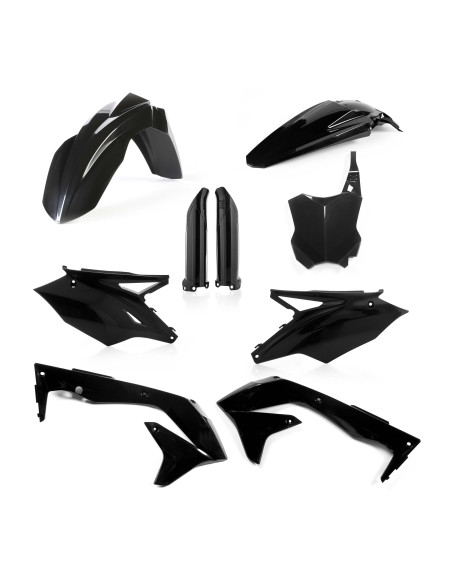 Kit plastiques complet - Noir - ACERBIS Kawasaki 450 KXF 2016-2017