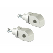 Paire Adaptateurs Arrière Repose Pieds LIGHTECH Kawasaki 650 ER-6N/F Z 650/750/800/900/1000/SX 600/636 ZX-6R 1000 ZX-10R