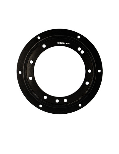 Porte couronne DOPPLER Open Peugeot 103 aluminium CNC Noir