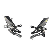 Commandes Reculées Standard LIGHTECH Repose Pieds Pliables Aprilia 1000 RSV4 2009-2017 1000 Tuono V4 2011-2017