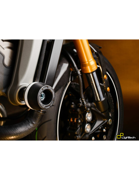 Tampons Protections LIGHTECH Aprilia 1000 Tuono V4 2011-2016 (Position Centrale)