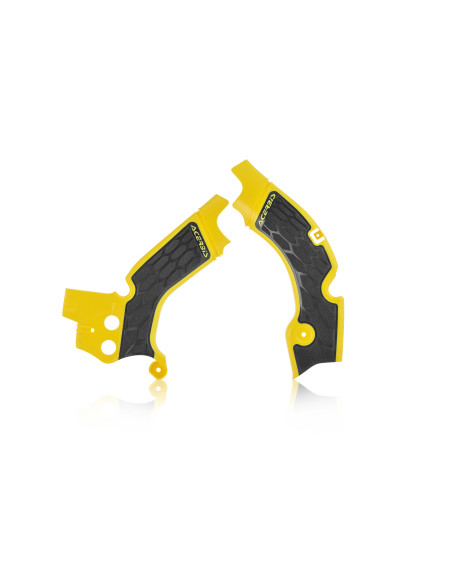 Protection de cadre XGRIP - Jaune - ACERBIS Suzuki 450 RMZ 2008-2017