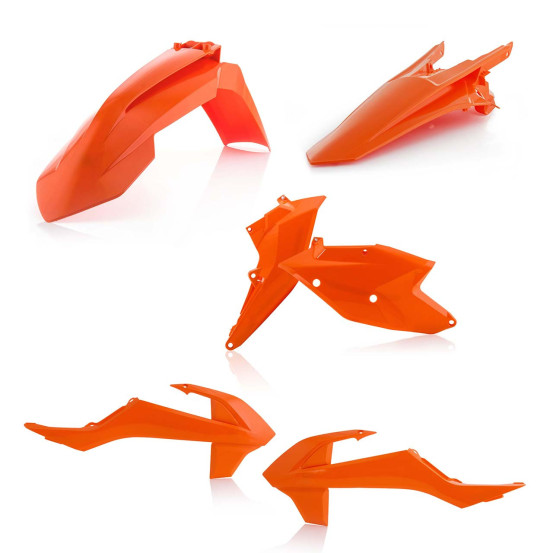 Kit plastiques - Orange - ACERBIS KTM 125/250/300 EXC 2017-2018 250/350/450/500 EXCF 2017-2018