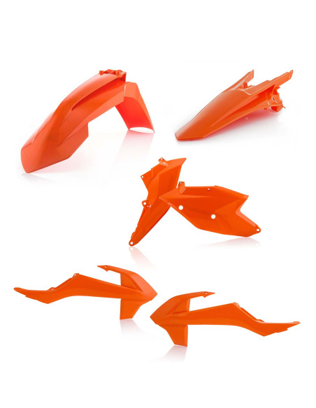 Kit plastiques - Orange - ACERBIS KTM 125/250/300 EXC 2017-2018 250/350/450/500 EXCF 2017-2018