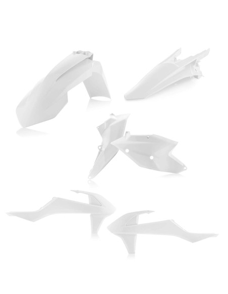 Kit plastiques - Blanc - ACERBIS KTM 125/250/300 EXC 2017-2018 250/350/450/500 EXCF 2017-2018