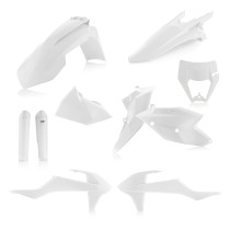 Kit plastiques complet - Blanc - ACERBIS KTM 125/250/300 EXC 2017-2018 250/350/450/500/520/525 EXCF 2017-2018